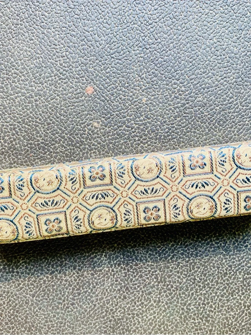 Asian Blue Floral Cloisonné Ballpoint Pen in Decorative Box